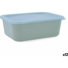 Rectangular Lunchbox with Lid Quid Inspira 1,34 L Green Plastic (12 Units)