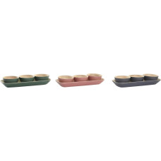 Bowl DKD Home Decor 32 x 12,7 x 3,5 cm (3 Pieces)