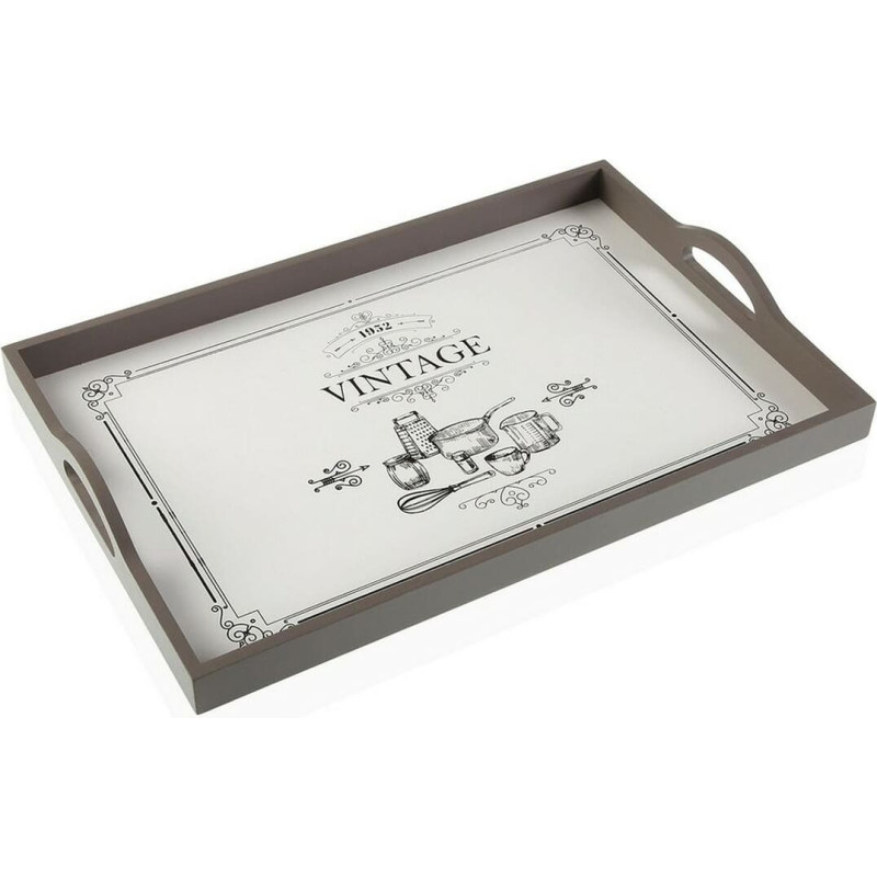 Tray Adele Vintage MDF Wood (30 x 5 x 45 cm)