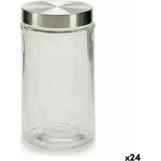 Tin Crystal Silver Transparent Aluminium (1 L) (24 Units)