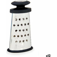 Grater Black Silver Stainless steel TPR 9 x 15,5 x 4,2 cm (12 Units)