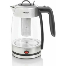 Water Kettle and Electric Teakettle Haeger EK-22F.020A White Stainless steel 2200 W