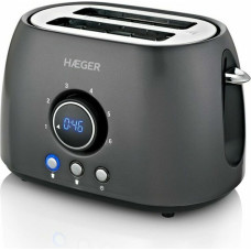 Toaster Haeger TO-08D.012A Black 800 W