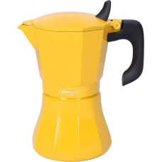 Italian Coffee Pot Oroley Petra Mustard 9 Cups