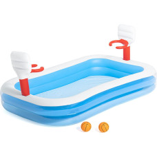 Inflatable Paddling Pool for Children Bestway 636 L 254 x 168 x 102 cm Basketball