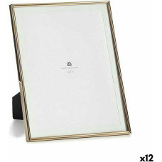 Photo frame Golden Crystal Steel (15,5 x 28 x 22,9 cm) (12 Units)