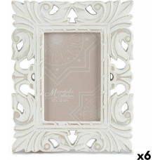 Photo frame 18,5 x 23 x 1,3 cm White MDF Wood (6 Units)