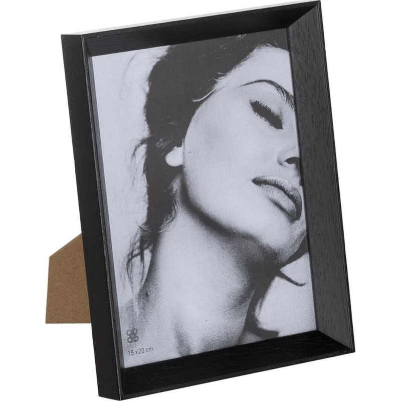 Photo frame Black Wood Crystal 17 x 2,5 x 22 cm