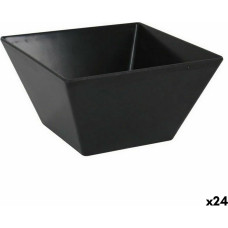 Snack Bowl La Mediterránea Melamin Anthracite 13 x 13 x 7 cm (24 Units)