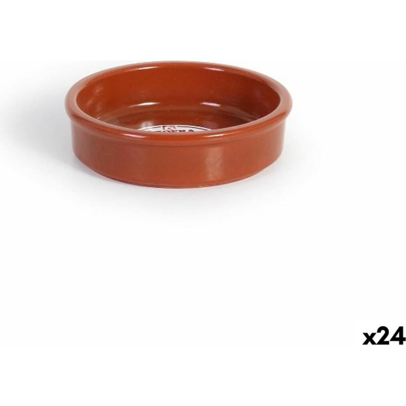 Saucepan Azofra Baked clay 10 x 10 x 2,5 cm (24 Units)