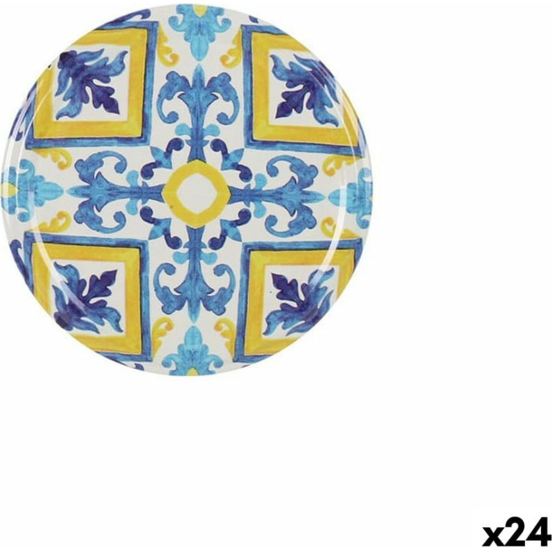 Set of lids Sarkap   Mosaic 6 Pieces 7 x 0,8 cm (24 Units)