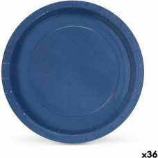 Plate set Algon Disposable Cardboard Blue 10 Pieces 23 x 23 x 1,5 cm (36 Units)