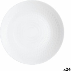 Deep Plate Luminarc Pampille White Glass (20 cm) (24 Units)