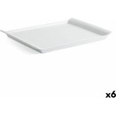 Serving Platter Quid Gastro Fresh Ceramic White (31 x 23 cm) (6 Units)