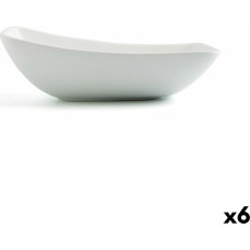 Bowl Ariane Vital Rectangular Ceramic White (24 cm) (6 Units)