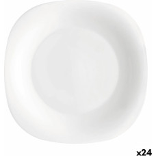 Dessert dish Bormioli Rocco Parma White Glass (24 Units)