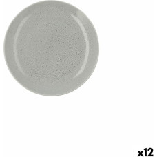 Flat plate Ariane Porous Ceramic Green Ø 21 cm (12 Units)