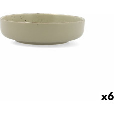 Deep Plate Quid Duna Green Ceramic 18,5 x 5,3 cm (6 Units)