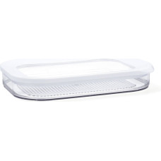 Rectangular Lunchbox with Lid Quid Rico Transparent Plastic 22 x 16 x 3,5 cm