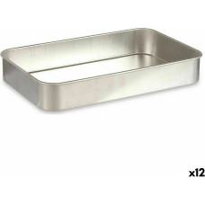 Roasting Tin Silver Aluminium 41 x 6,5 x 26 cm (12 Units)