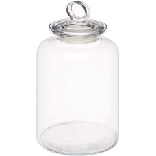 Jar Kitchen Transparent Glass Silicone 2,6 L