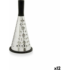 Grater Black Silver Stainless steel ABS TPR 11,5 x 24,5 x 11,5 cm (12 Units)