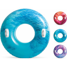 Inflatable Pool Float Intex Ar rokturiem Ø 91 cm Daudzkrāsains