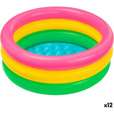 Inflatable Paddling Pool for Children Intex Sunset Glow Rings 28 L 61 x 22 x 61 cm (12 Units)