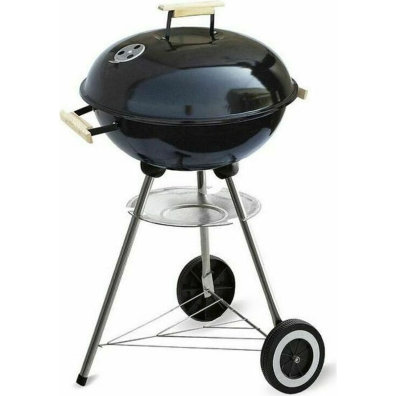 Coal Barbecue with Cover and Wheels Algon VEN8433774694946 48 x 56 x 92 cm