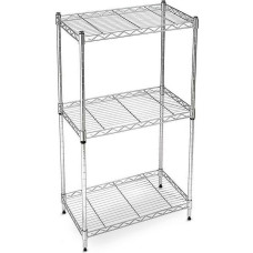 Shelves Confortime 3 levels Chromed (60 x 30 x 120 cm)