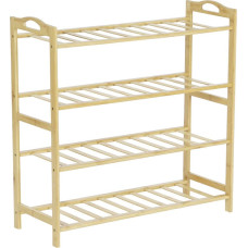 Shoe Rack DKD Home Decor Natural Bamboo 67 x 26 x 68 cm