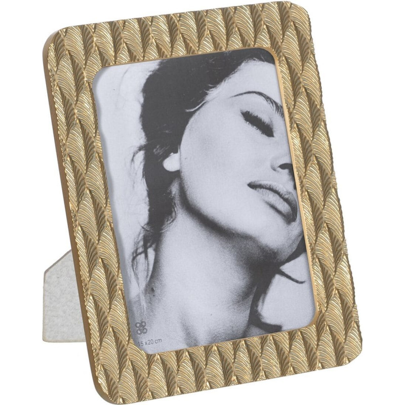 Photo frame Golden Polyresin Sheets 20,5 x 1,5 x 26 cm