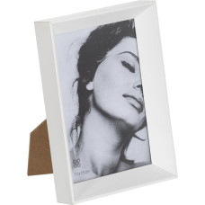 Photo frame White Wood Crystal 12 x 2,5 x 17 cm