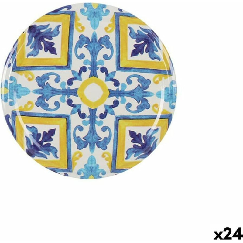 Set of lids Sarkap   Mosaic 6 Pieces 8 x 0,8 cm (24 Units)