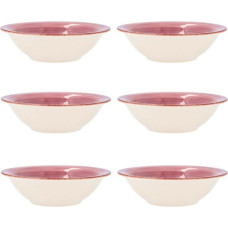 Bowl Quid Vita Pink Ceramic 6 Units (18 cm)