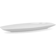 Serving Platter Quid Gastro 30 x 13 x 2,5 cm Ceramic White 6 Units (Pack 6x)