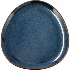 Flat plate Bidasoa Ikonic Ceramic Blue (11 x 11 x 11 cm) (Pack 12x)