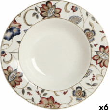 Deep Plate Queen´s By Churchill Jacobean Floral Ceramic China crockery 22,8 cm (6 Units)