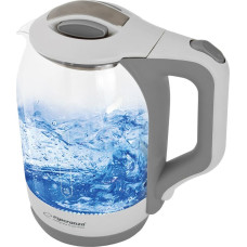 Kettle Esperanza EKK025W  White Glass Plastic 1500 W 1,7 L