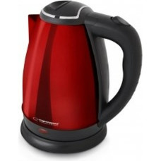 Kettle Esperanza EKK113R Black Red Stainless steel Plastic 1800 W 1,8 L