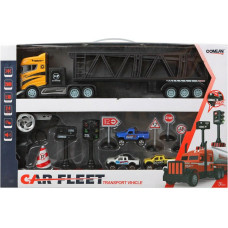 Truck Carrier and Cars Car Fleet