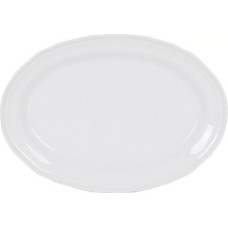 Pasniegšanas Plate Feuille Ovāls Porcelāns Balts (28 x 20,5 cm)