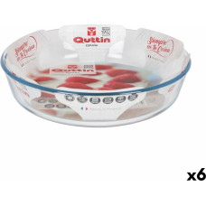 Oven Dish Quttin   Glass 2,3 L ø 26 x 5,9 cm (6 Units)