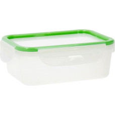 Lunch box Quid Greenery 1 L Transparent Plastic 13 x 18 x 6,8 cm - 1 L (4 Units) (Pack 4x)