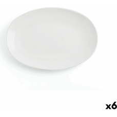 Pasniegšanas Plate Ariane Vital Coupe Ovāls Keramika Balts Ø 32 cm 6 Daudzums