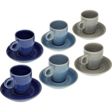 Piece Coffee Cup Set Versa Ceramic (3,6 x 6,6 x 5,5 cm) (12 Pieces)