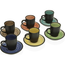 Piece Coffee Cup Set Versa Camil Ceramic