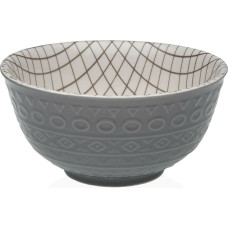 Snack Bowl Versa Grey Ceramic Porcelain 16 x 7,7 x 16 cm