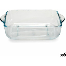 Baking tray Borcam With handles 1,9 L 22 x 6 x 25,5 cm (6 Units)