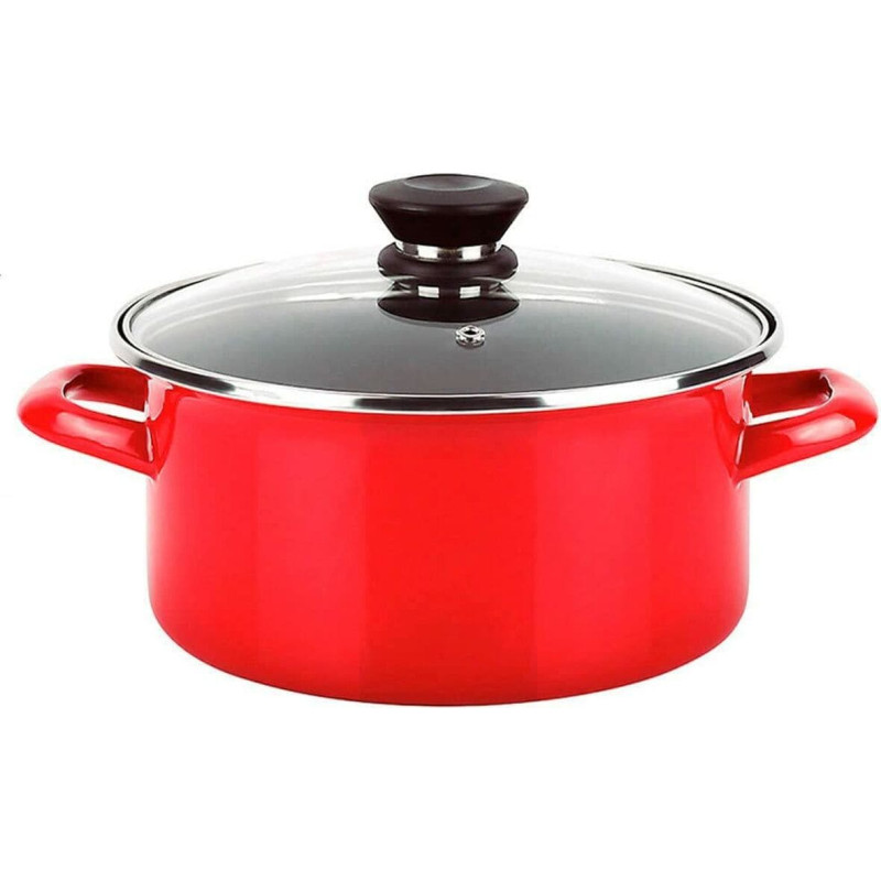 Casserole FAGOR Optimax Red Enamelled Steel (Ø 26 x 14 cm)